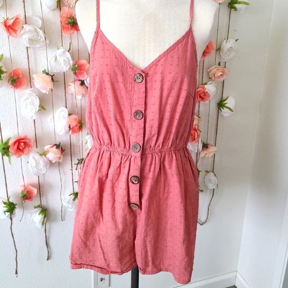 SheIn rust romper